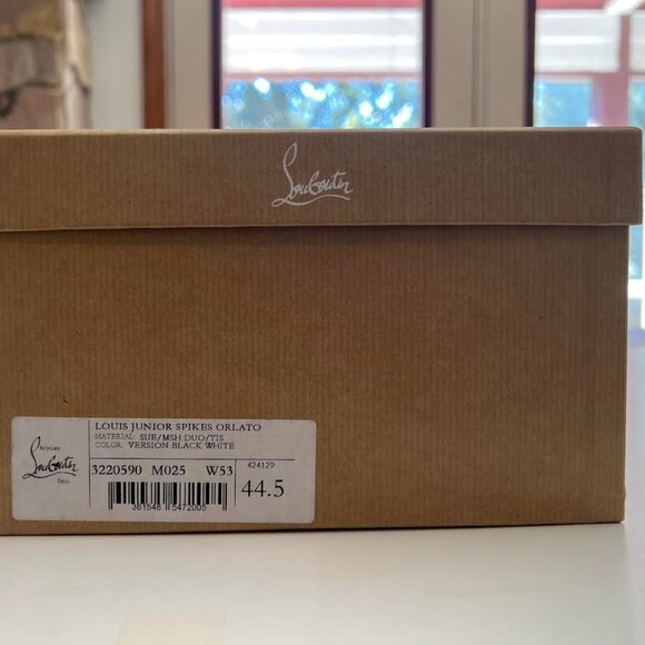 Christian Louboutin Louis Junior Spikes Orlato Flat Low Top Sneakers 44.5 - Picture 14 of 16